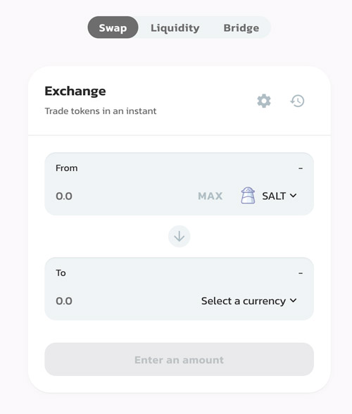 SaltSwap Exchange