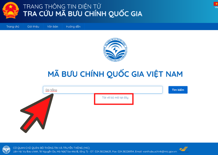Tra cứu mã bưu điện Đà Nẵng