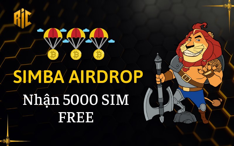 Tham gia Airdrop nhận ngay 5,000 SIM