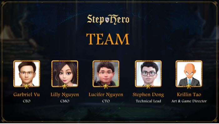 Đội ngũ phát triển dự án Step Hero