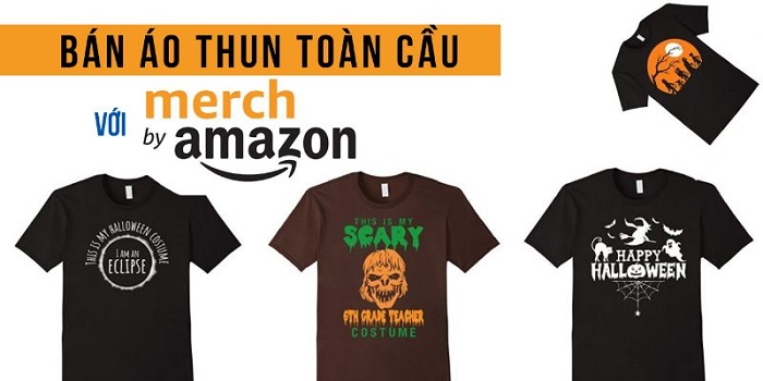 Merch by Amazon - thương hiệu thiết kế áo thun có tiếng