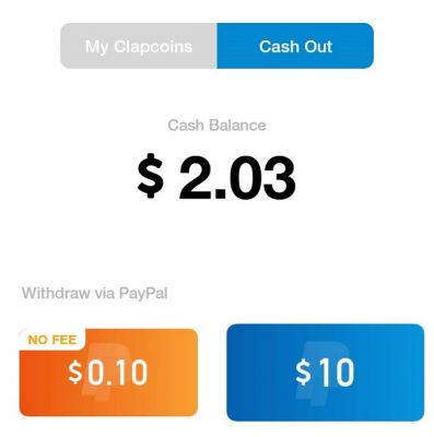 Rút tiền từ Clipclaps về PayPal