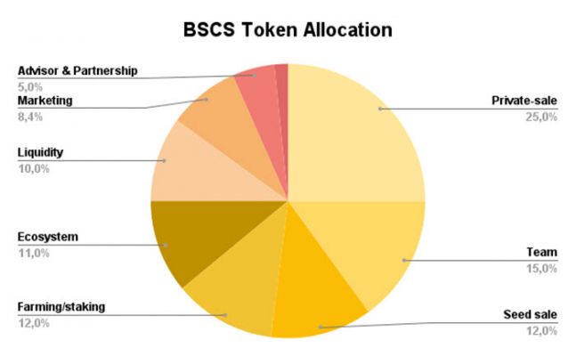 Phân bổ token BSCS