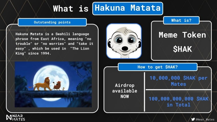 Hakuna Matata là gì? Thông tin chi tiết về dự án và token HAK