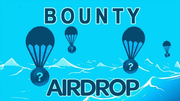 Phân biệt giữa Airdrop và Bounty