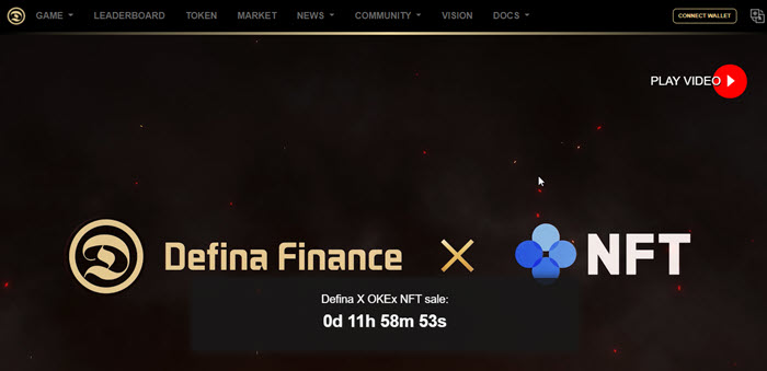 Giao diện Website Defina Finance. Ảnh chụp ngày 17/12/2021.