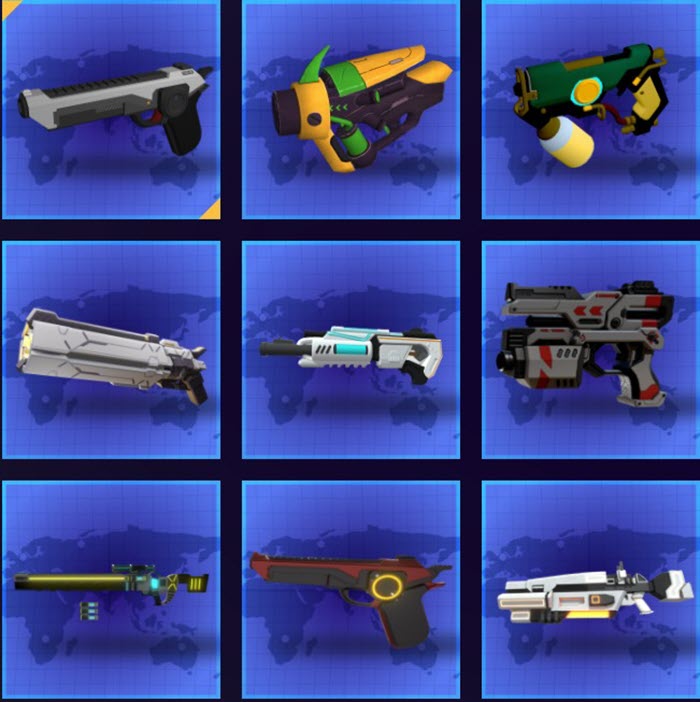 Vũ khí sử dụng trong Game Last Survivor
