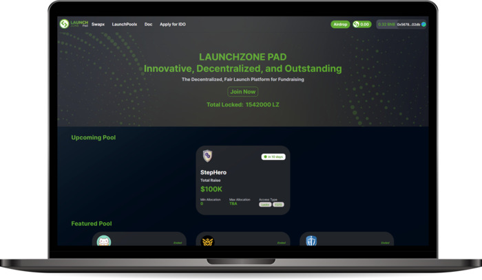 LZ Pad là nền tảng IDO của LaunchZone
