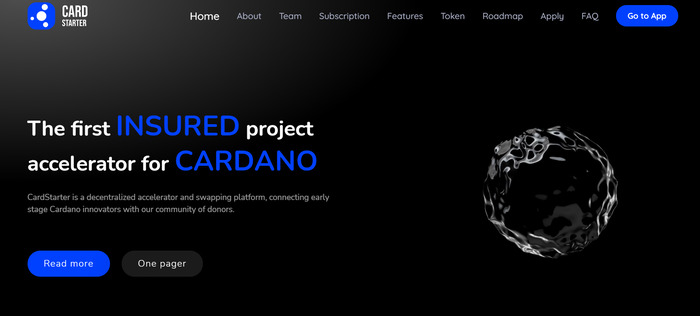 CardStarter - nền tảng IDO được phát triển trên blockchain Cardano