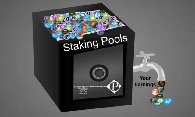 Tham gia staking pool để khai thác tiền thưởng