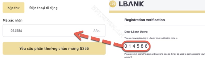 Đăng ký tài khoản LBank