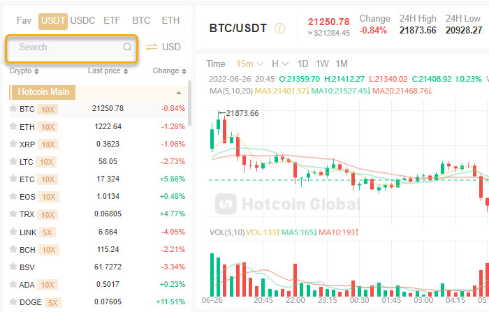 Vào Trading > chọn Basic Spot.” class=”wp-image-35229 size-full” height=”326″ src=”https://reviewinvest.com/wp-content/uploads/2022/06/giao-dich-Hotcoin-Global-1.jpg” width=”700″/></p>
<p><strong>Bước 2:</strong> Chọn loại coin bạn muốn giao dịch.</p>
<p><img loading=