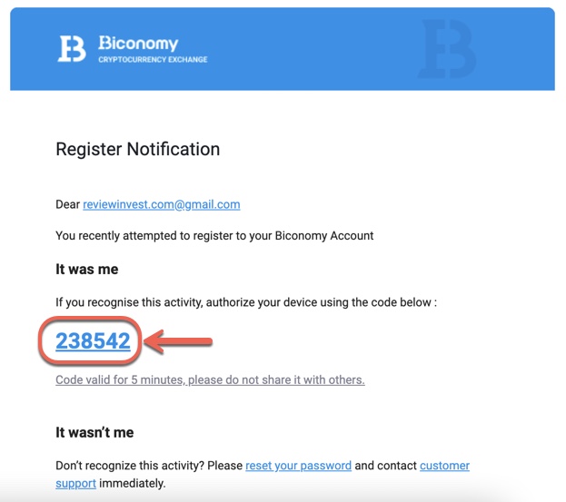 Đăng ký tài khoản Biconomy Exchange