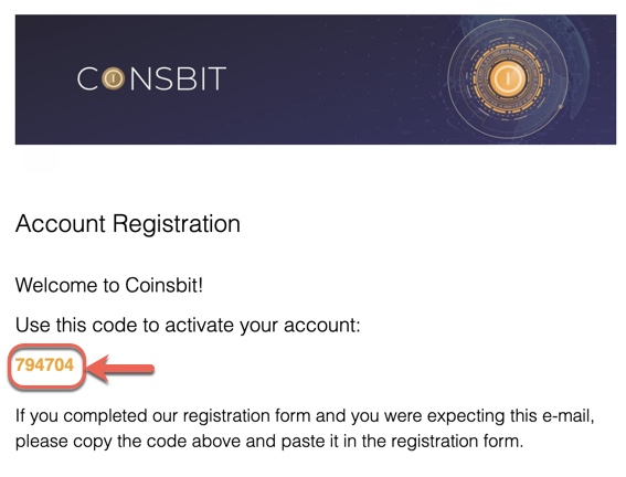 Đăng ký tài khoản Coinsbit