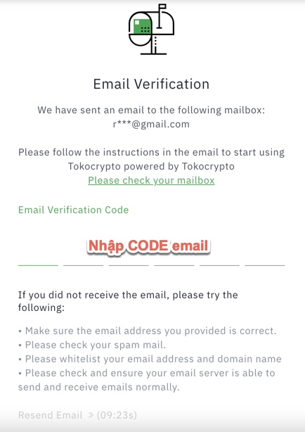 Đăng ký tài khoản Tokocrypto