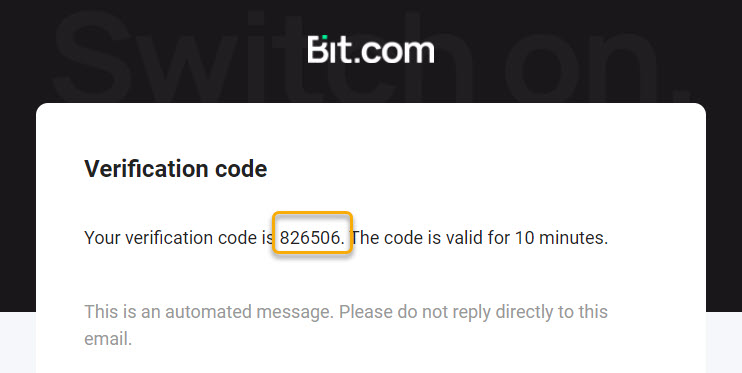 Mở email để lấy mã Code.