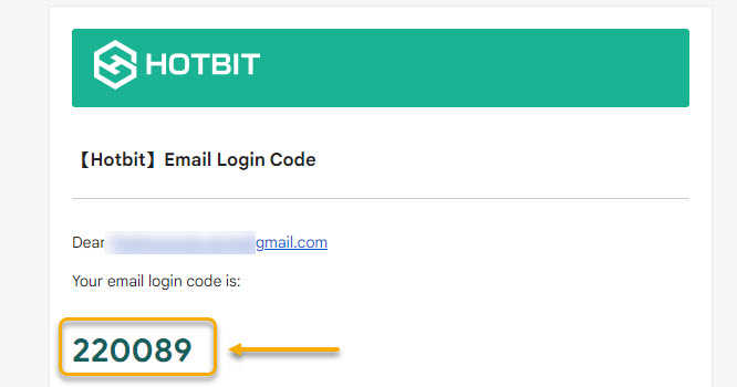 Mở email và copy mã Code.
