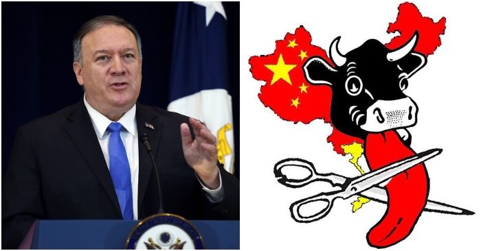 Ngoại trưởng Mỹ Mike Pompeo từng tuyên bố các yêu sách của Trung Quốc là “hoàn toàn phi pháp”, “đang bắt nạt” các nước trong khu vực