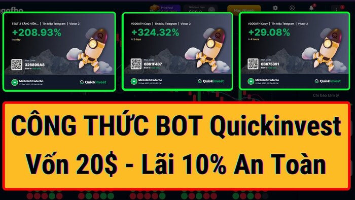 Cài đặt Quickinvest trên Starisa kiếm lãi hấp dẫn