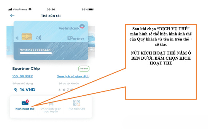 Kích hoạt thẻ tín dụng VietinBank với nhiều cách khác nhau