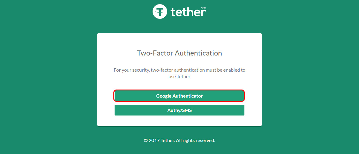 Chọn Google Authenticator
